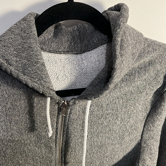 Grey American Apparel Zipup - Picture 4 of 5